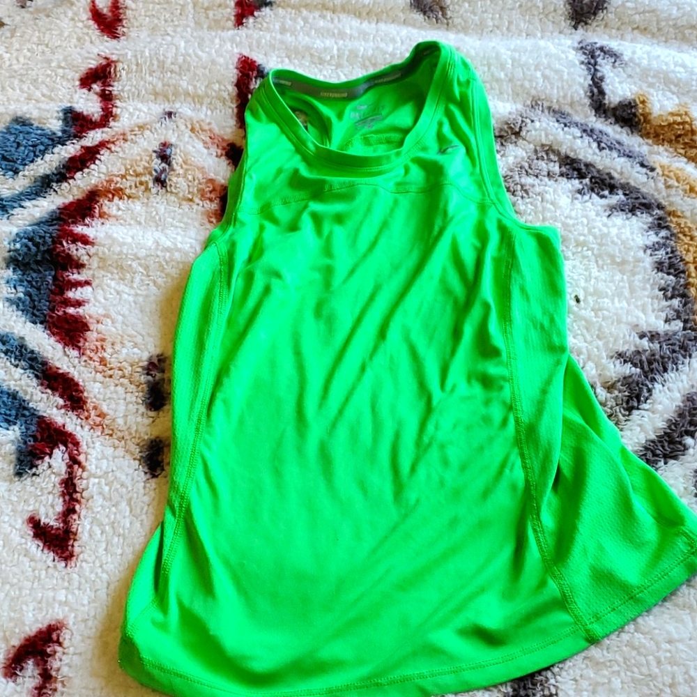 Lime green Nike tanktop